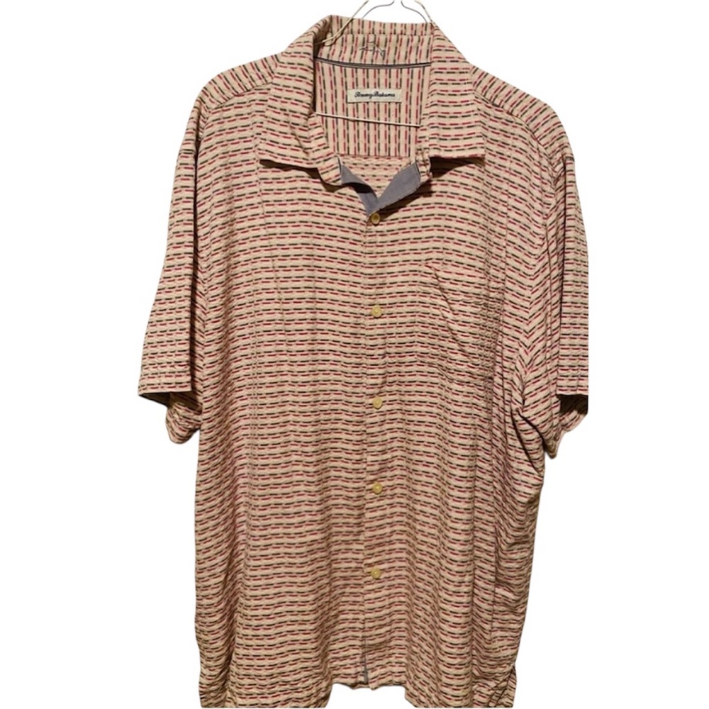 Tommy Bahama Mens Button S/S Top size XL.
